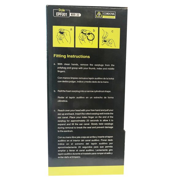 Ear Plugs, Encore™, Disposable, Foam, Industrial